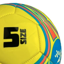 Official Oka 7.0 Machine-Stitched Recreational Soccer Ball No. 5 Premium - Yellow - View 6