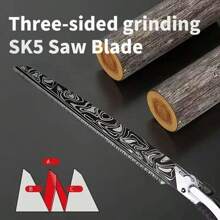 Scie à main en acier de Damas de haute qualité, fabriquée à la main, avec étui de protection - scie à main coupe-rapide en acier au carbone pour le travail du bois, l'abattage, le bois de construction et l'utilisation en extérieur, scie à élaguer, outil manuel, un outil idéal pour la boîte à outils