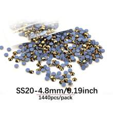 worthofirst 100-1440 件/包水晶烫钻，金色，适用于服装、鞋子、围巾、熨烫装饰 - 金色 - 查看 14