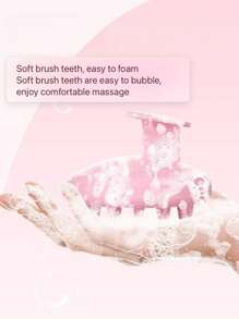 1 件装硅胶头皮刷、洗发按摩刷、女士头发刷、头皮清洁和止痒、发刷、梳子、美发工具、美发产品及理发沙龙美容旅行必需品配件