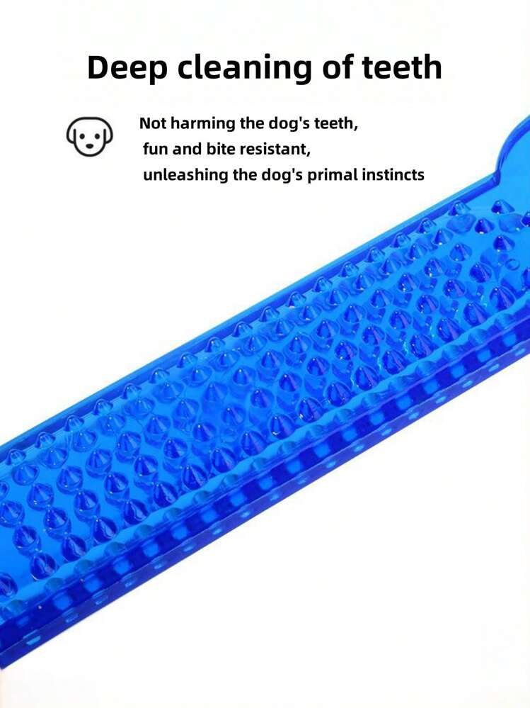 1/3pcs Hot Cat/Dog Lover Gift And Dog/Cat Mom Love Pet Dog Lover And Dog Mom Love Chew Toys Rubber Bone Toy Aggressive Chewers Dog Lover And Dog Mom Love Toothbrush Dog Lover And Dog Mom Lovegy Puppy Dental Care For Dog Lover And Dog Mom Love Cat/Dog Lover Gift And Dog/Cat Mom Love Pet Accessories - Multicolor - View 4