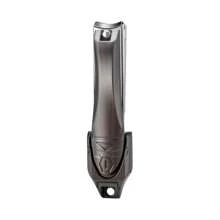 1 stuk, dikke nagelknipper voor heren, brede kin, geen spatnagelknipper, met opvangbak, Duitse teennagelknipper, dikke nagelknipper voor ouderen, nagelknipper van koolstofstaal voor volwassenen, met geschenkdoos