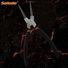 4-Piece Snap Ring Pliers Set – 7" Heavy Duty Internal & External Circlip Tool Kit With Straight & Bent Tips (5/64") + Storage Bag - 13 Inches - View 9