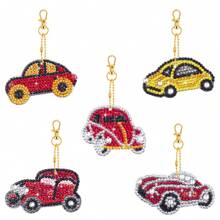Diamond Painting Keychain Kit, Diamond Art Keychain, Diamond Painting Kit For Children, Bag Keychain Ornament, 5D Double-Sided Dot Diamond Butterfly And Heart Keychain, Suitable For Kids And Adults, DIY Craft