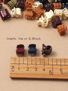 30pcs Mini Cute Clips, Women Hair Clips Accessories (Random Color) Hair Claws Claw Clips Hair Jaw Clip Hair Clamps Hair Clutch Hair Catcher Clip, Casual Fall Winter Hair Accessories For Women For Vacation Outfits Woman - Multicolor - View 3