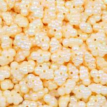 10pcs Acrylic Cloud Shaped Beads, For DIY Crafts, Keychain And Phone Strap Accessories