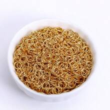 200pcs/Lot 18K Gold Plated Open Jump Rings Wholesale,Brass Metal Split Rings Connecting Rings For Jewelry Making Supplies