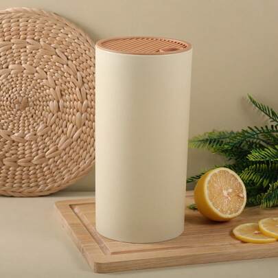 1 件圆形独立式刀架、厨房刀具收纳架、厨房收纳架