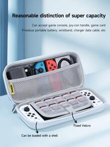1pc Pink Bow & Heart Pattern Protective Case, Compatible With New Switch2 (2025)/Switch NS/Switch OLED/Lite, Compatible With Switch/Switch 2 Game Console Accessories, Full Set Including Storage Case, Card Slot Base, Best Gift Compatible With Switch Players
