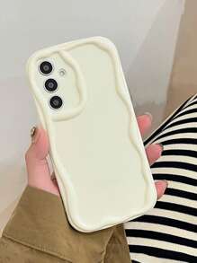 1 pieza Funda de teléfono de TPU de unicolor a prueba de caídas, simple y linda, compatible con la serie Samsung A03, A04, A05, A12, A13, A23, A24, A32, A52, A55, S22, S23, S24, S25, S25 Ultra