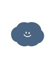 1 件小云形鼠标垫，简约可爱设计，适用于笔记本电脑，优雅的办公室家居使用，适合女性