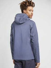 Nike Woven Pullover Field Jacket - Diffuse Blue/white - View 2