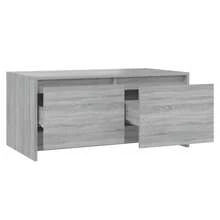 vidaXL Tavolino da Salotto Grigio Sonoma 90x50x41,5 cm in Truciolato - Grigio - Visualizzare 6