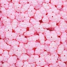 10pcs Acrylic Cloud Shaped Beads, For DIY Crafts, Keychain And Phone Strap Accessories