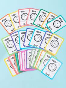 1 Set Of 36 Double-sided Animal Cards Teaching Aids For Picture Recognition Puzzle