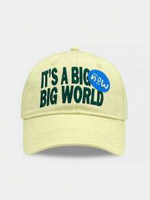 Embroidered Letter Soft Crown Baseball Cap, Lightweight Breathable Adjustable, Suitable For Travel & Daily Wear - A - View 13