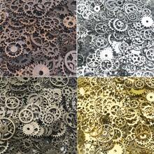 Zufällig gemischte (ca. 30/50g) Zinklegierung, gemischte Größen Metall Mechanisch Steampunk Gang Charm Anhänger DIY Schmuckherstellung Zubehör (4 Farben)