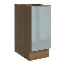 Madesa Lux 35cm Kitchen Base Cabinet Without Countertop Mg Rustic/Grey Color - 深灰色 - 查看 1