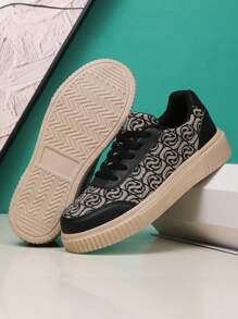 Women's Casual Canvas Shoes, Comfortable Lightweight Breathable Sneakers For Summer - Black - View 6