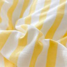 4 件套加厚黄色条纹床上用品套件（1 件羽绒被套 + 2 件枕套 + 1 件床单，不含枕头和被子），柔软透气，四季家纺，可机洗 - 黃條 - 查看 10