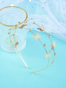1PC Star Moon Butterfly Rhinestone Headband For Women Girls,Elastic Hair Styling Accessories,Clip Head Bands,Yoga Workout Running Headbands,Ornaments,Bridal Hair Hoop,Hair Decor Gift