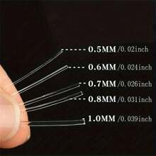 0.5-1.5mm Elastic Cord String Transparent Elastic Thread For Jewelry Making Diy Bracelet Necklace Beaded Accessories