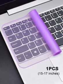 Cubierta de teclado para portátil, protector de teclado de silicona de 12 a 14 pulgadas, piel de teclado a prueba de polvo con diseño de dibujos animados, película de teclado transparente, ajuste universal