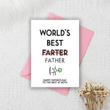 幽默的父亲节问候语、老爸笑话父亲节礼物、父亲节快乐卡片、老公父亲节、老爸卡片、有趣的父亲节礼物 - 多色 - 查看 10