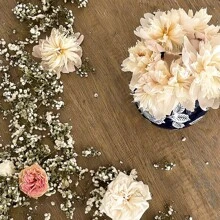 9 英寸蓝色陶瓷花瓶，手工陶瓷花瓶，水培种植，桌面装饰婚礼装饰，干花装饰优雅的客厅家居装饰，办公室装饰，节日礼物 - 彩色 - 查看 9