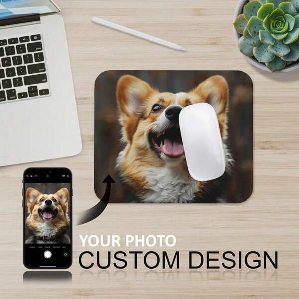Personalized Custom Photo Sublimation Blank Mouse Pad Sublimation Transfer Sublimation Blank Mouse Pad Anti-Slip Bottom 22 Cm/8. Inches*18 Cm/7 Inches Back To School