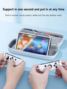 1pc Pink Bow & Heart Pattern Protective Case, Compatible With New Switch2 (2025)/Switch NS/Switch OLED/Lite, Compatible With Switch/Switch 2 Game Console Accessories, Full Set Including Storage Case, Card Slot Base, Best Gift Compatible With Switch Players