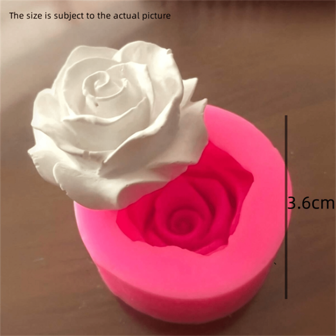 Silicone Rose Molds, 3D Fondant Molds, Suitable For DIY Puddings, Chocolates, Candies, Desserts, Gummies, Handmade Soaps, Scented Candles, Plaster, Polymer Clay, Ice Cubes, Etc.; Baking Sets, Cake Decorating Supplies, Baking Utensils, Kitchenware; Creative Valentine's Day Gifts; Valentine's Day Decorations; Wedding Decorations; Party Supplies.