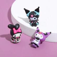 Sanrio 1pc Kuromi, Melody, Sanrio Cartoon Character Figure, Random Style Car Decor