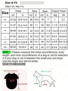 1pc Dog Raincoat Waterproof For Small Dogs, Corgi, Shiba Inu, Dachshund, Etc. - Black - View 2