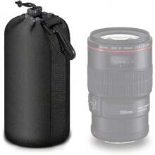 Thick Neoprene Lens Pouch Protective Sleeve Set For DSLR Camera Lens - Sizes: Small, Medium, Large, X-Large
