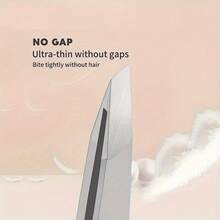 1 Piece Of Precision Stainless Steel Tweezers - Easy To Remove Facial And Inward Hair - Portable Beauty Tool - Silvery - View 8