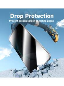 Yezodawee 4 Packs Silkscreen Anti-Peep Tempered Privacy Glass Screen Protector, Anti-Peeping, Waterproof, Scratch-Resistant, Compatible With Iphone7/8/X/XS/11/12/13/14/15 Pro Max/16 Pro Max/16 Plus, Bubble Free Ultra-Responsive Screen Protector All Iphone Models Are Compatible Anti-Scratch Case Friendly