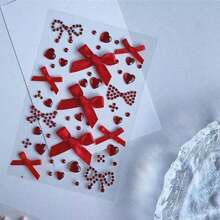 0.5-1 Pc Butterfly Jewelry Sticker, Diamond Crystal Makeup Face Eye Decor Nail Art Sticker