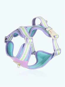 1 件薰衣草色和对比色狗背带，轻便透气，适合猫狗 - 紫色 - 查看 3