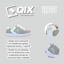 QIX Chorão B-Side Suede Streetwear Skate Original Sneakers - 黑色 - 查看 6