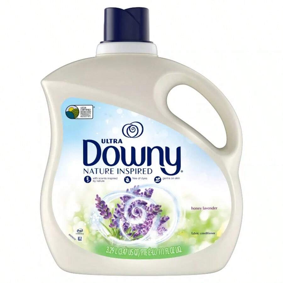 Downy Nature Blends Honey Lavender Scent Liquid Fabric Conditioner And Fabric Softener - 111 Fl Oz - 1 - View 1