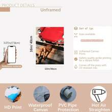 复古跑车帆布海报、经典华丽风格复古摄影艺术、有趣的厨房装饰艺术、客厅装饰、卧室装饰、走廊装饰、室内墙面装饰的理想礼物、可选框架水墨艺术印刷品、秋冬季节主题、带框架的墙面艺术 - 彩色 - 查看 14