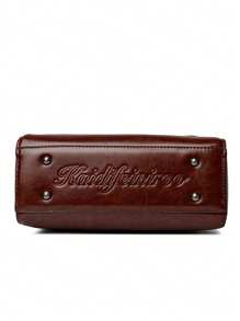 Luxury Women's Handbags Ladies Fashion Shoulder Crossbody Bag High Quality Pu Leather Commuter Top-Handle Bags Casual Messenger Sac - Brown - View 8