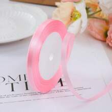 1 rouleau/5 rouleaux/10 rouleaux Ruban polyester satin large de 1 yard/0,6 cm pour mariages, décorations, artisanat DIY, conception florale, emballage de cuisson