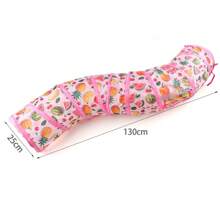 1 件多种款式形状彩色印花猫/狗爱好者礼物和狗/猫妈妈爱宠物猫爱好者和猫妈妈爱隧道可折叠存储兔子通道管道耐刮擦玩耍睡眠休息避免室内玩耍 - 彩色 - 查看 17