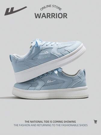 WARRIOR 1 双女式纯色系带平底户外运动休闲鞋