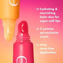 2-Pack Lip Balm Duo (0.21oz Each) - Squeeze Me More For Soft, Kissable Lips