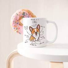Funny Corgi Coffee Mug, 11 Oz, Cute Corgi Gift, Dog Lover, Pembroke Welsh Corgi, Gift For Her Him, Birthday White Elephant Gift For Friends Bestie Coworker Dad Mom Sister Borther - 柯基-2 - 查看 5