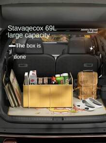 1pc Cute Cartoon Series Foldable Large Capacity Waterproof PU Leather Material Storage Box, Clothes Storage Box Foldable Wardrobe Storage Box Storage Box With Durable Handle, Thick Fabric For Clothes, Blankets, Quilts, Sheets, Pillows And Toys Decoration Autumn Decoration Holiday Decoration Room Decoration Home Decoration Autumn Decoration Bedroom Decoration Organizer Storage Box Travel