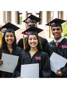 80 Stück rosa Mini künstliche Blumenköpfe, Seidenkunstpflaumenblütenköpfe, falsche Pfingstrosen-Rosen-Gänseblümchen-Blumenköpfe zum DIY-Kranz, Kuchen, Hochzeit, Party, Abschluss, Hut, Schuhe, Vase Dekoration, Herbst Deko